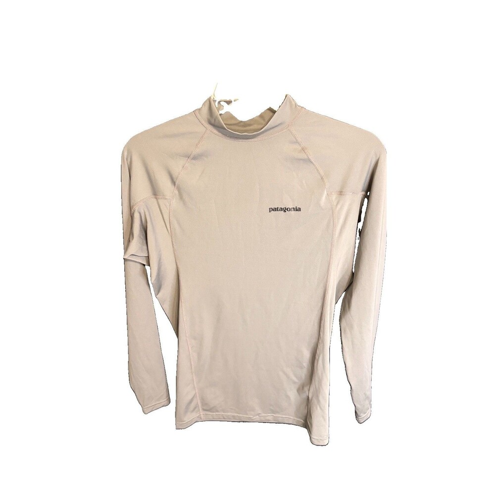 Patagonia Capilene Baselayer Men's Med Gray Lightweight Mock Neck